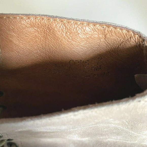 Jeffrey Campbell Cors Lace Up Bootie Sandal Gray Suede Corset Block Heel… - Picture 10 of 10